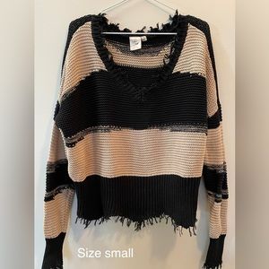 White Crow Knit Sweater